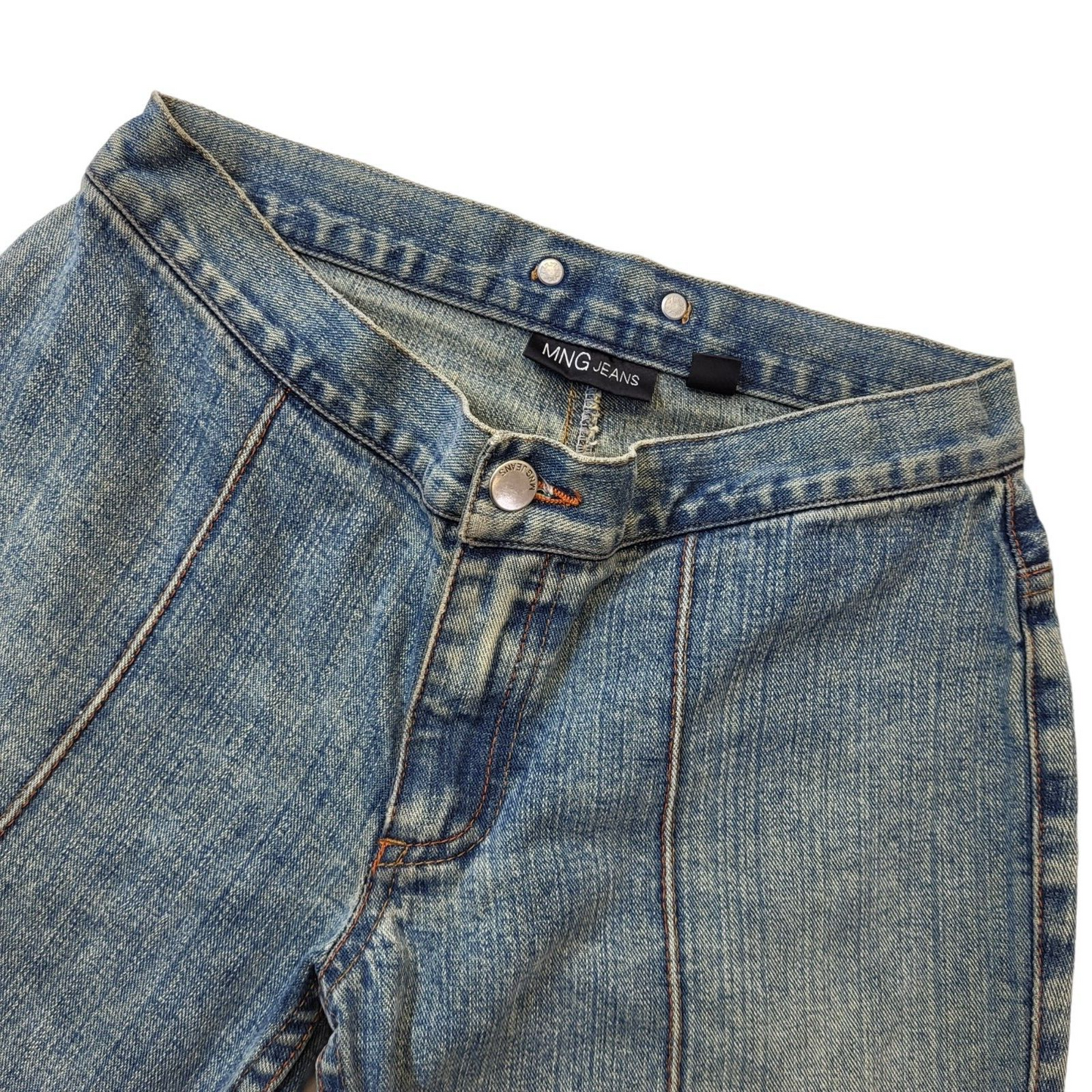 MNG Jeans Y2K Blue Bootcut Denim Jeans  Women's Size 8 W26 L32