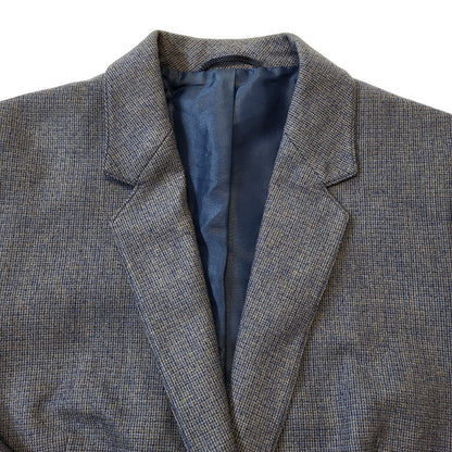 St Michael Vintage 70s Blue Wool Suit Jacket Mens Size 44.