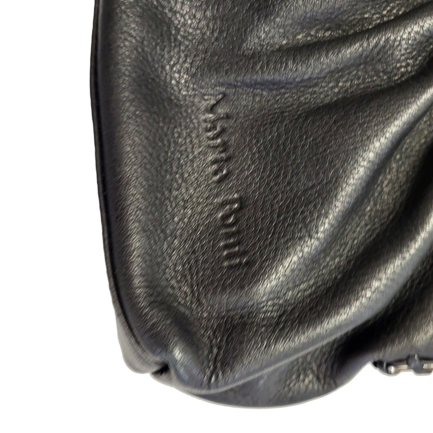 CB Grey Leather Hand Bag Uk Women's Size 10" x 7"
