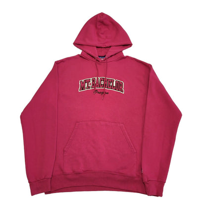 Champion MT.Bachelor Y2K Pink Hoodie Sweatshirt Women's Size L