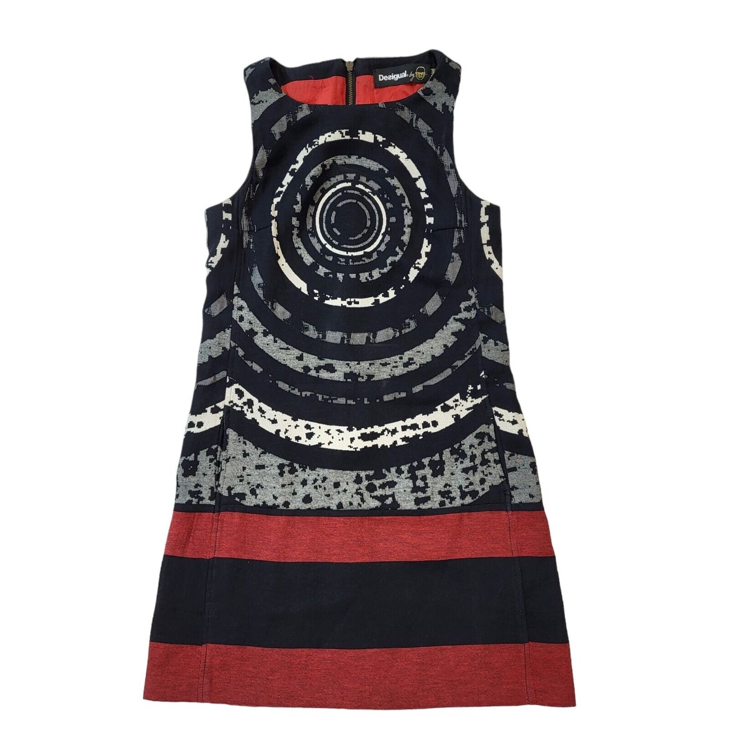 Desigual Y2K Graphic Print Dress Womens UK 12