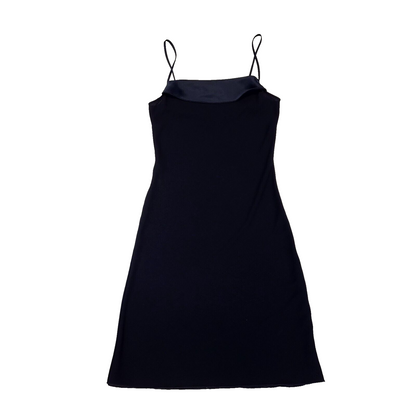 90s Vintage New Look Navy Evening Strappy Pencil Dress Women's Size 12