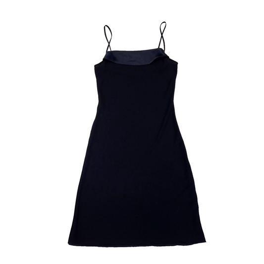 90s Vintage New Look Navy Evening Strappy Pencil Dress Women's Size 12