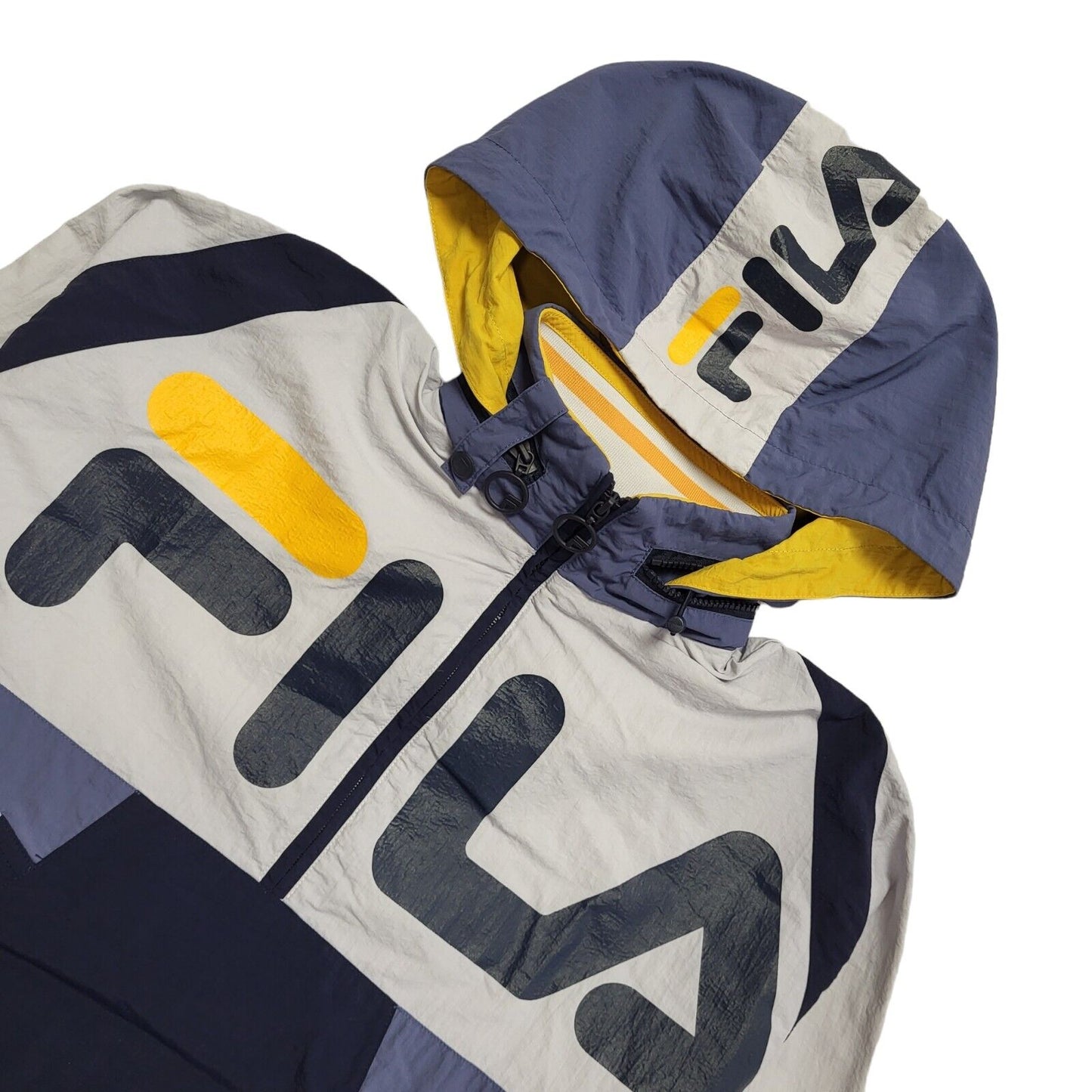 Fila Vintage Y2K Pullover Windbreaker Jacket Women's UK Size S / 10