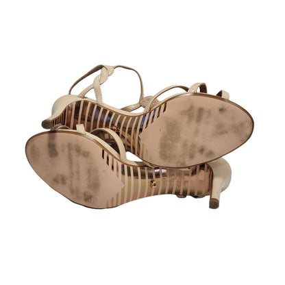 Dune London Pink Strap Heels Shoes Uk Women's Size 6