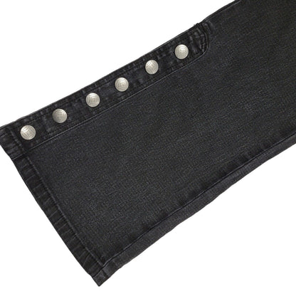 Diane Gilman 90s Vintage Black Bootcut Stretch Jeans Women's Uk S 8-10 W26 L30