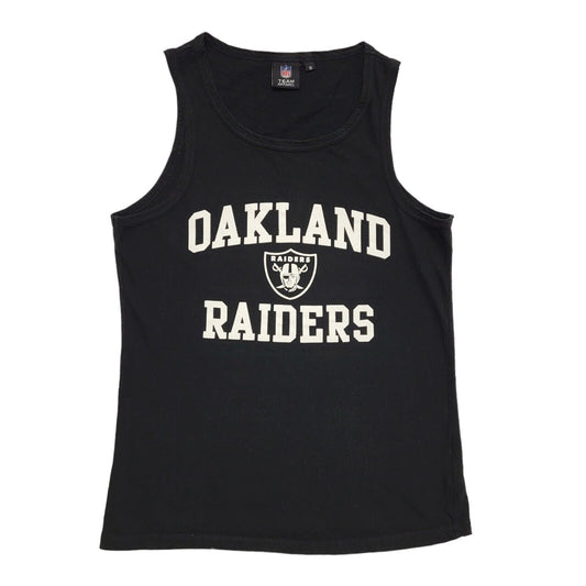 Team Apparel NFL Vintage 90's Black Cotton Sports Vest Top Men's Size M