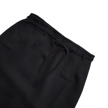 Marks and Spencer Vintage 90's Black Belted Pencil Skirt Womens UK 12 W26