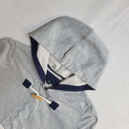 Tommy Hilfiger Y2k Grey Button Sweatshirt Hoodie Uk Men's Size XL