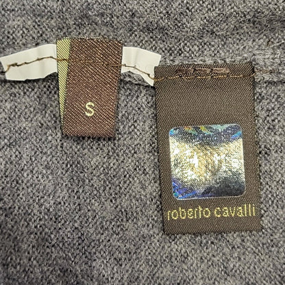 Roberto Cavalli Grey Round Neck Jumper Women's Size Small