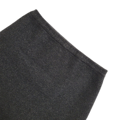 Laura Ashley Grey Merino Wool Vintage 90's Pencil Zip Skirt Women's Size M W28