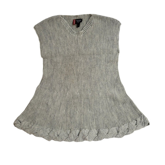 Sweatshop Vintage 90's Grey Sleeveless Jumper UK Women's Size L