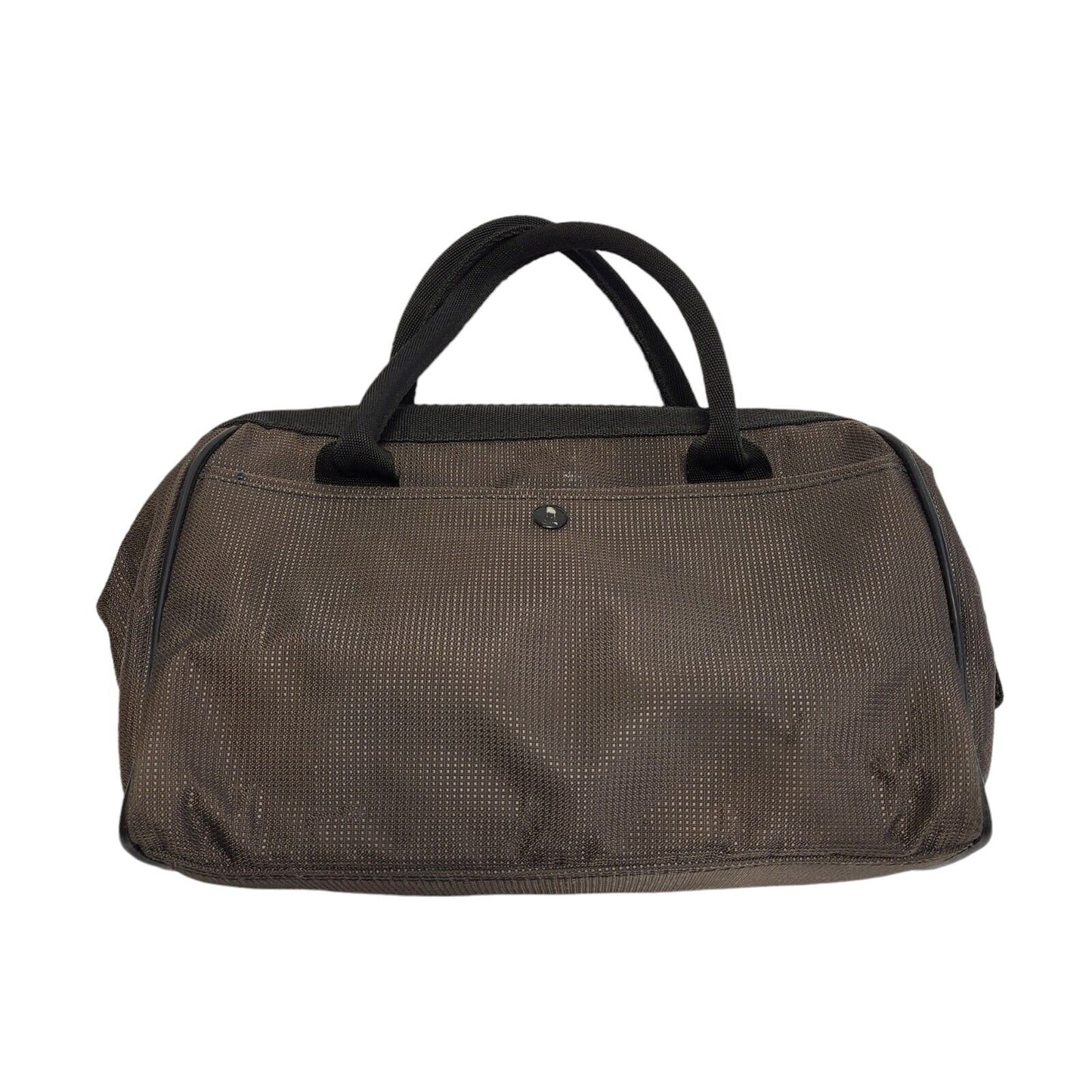 Diesel Brown & Black Canvas Zipped Hand Bag Uk Women's 10" x 7"