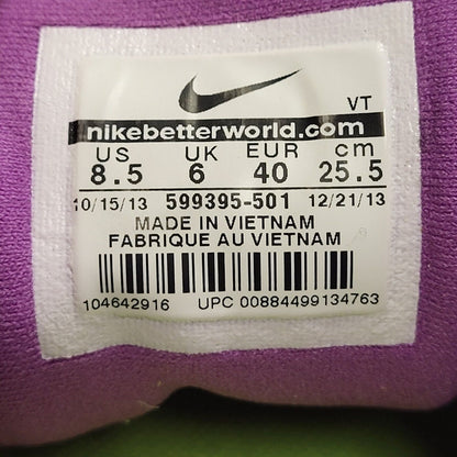 Nike Lunarglide Purple Lace-up Sports Casual Trainers Uk Women's Size 6