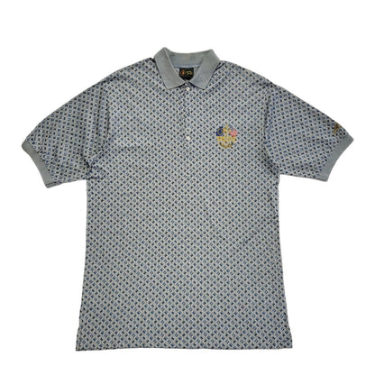 Ryder Cup 97 Bobby Jones Vintage 90's Blue  Polo Shirt Uk Men's Size M