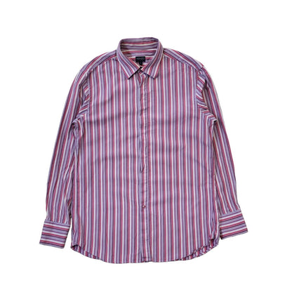 Kenzo Y2K Pink & Purple Striped Shirt Men's Size Large