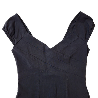 Jane Norman Y2K Black Bandeau Dress Womens UK 14 BNWT
