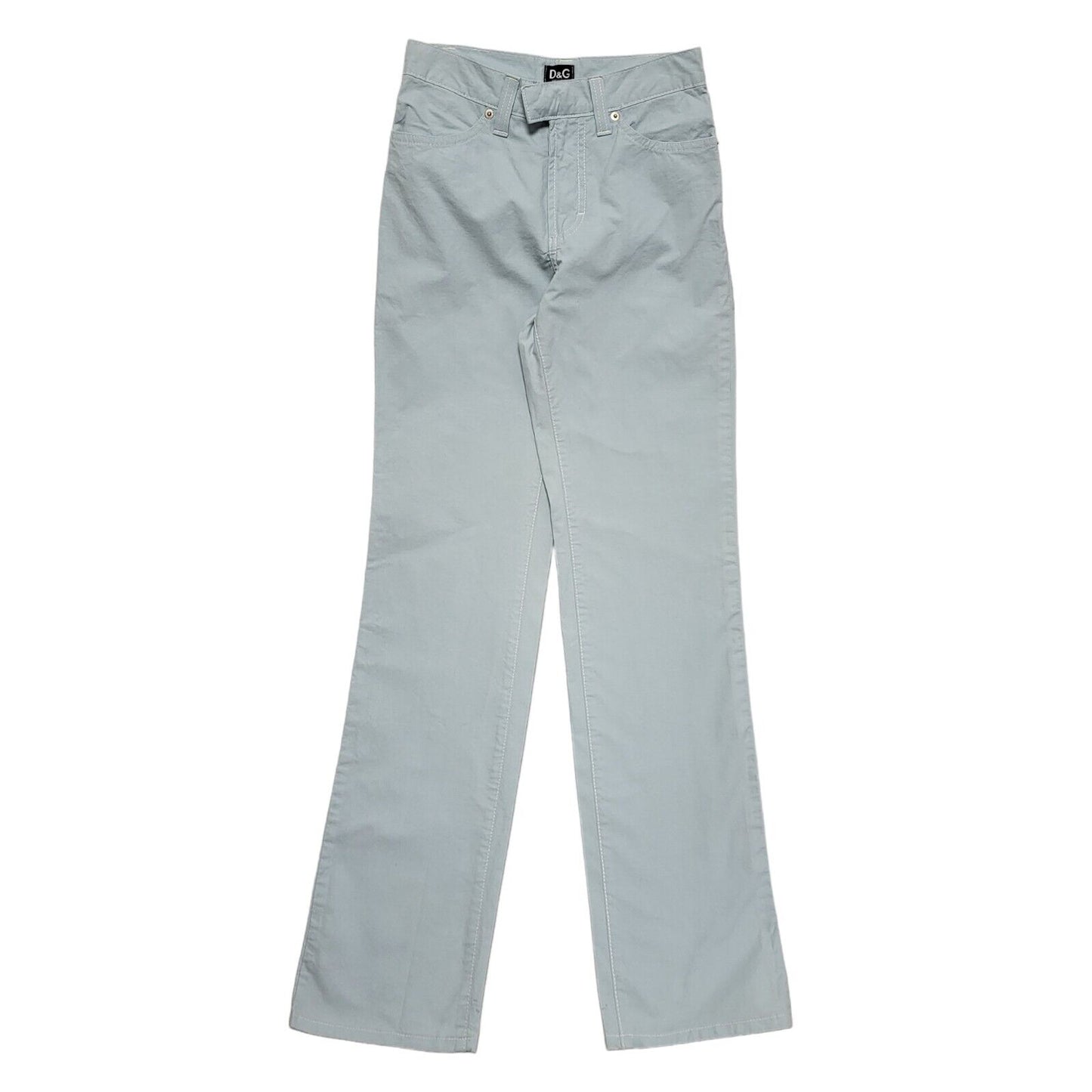 D&G Vintage 90's Light Blue Straight Leg Jeans Uk Women's Size 8 W27 L32