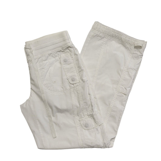 Next Vintage Y2k White Straight Cargo Trousers Uk Women's 12 W30 L31
