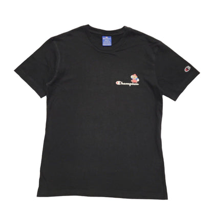 Champion Y2K Vintage Black Super Mario Crew Neck T-Shirt Men's Size Small