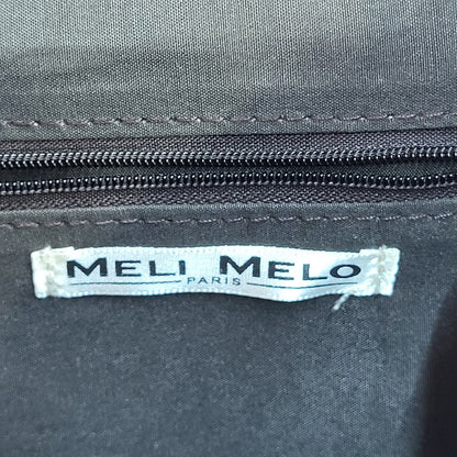 Meli Melo Brown Leather Buckle Backpack Bag Uk Women's Size 12" x 10.5"
