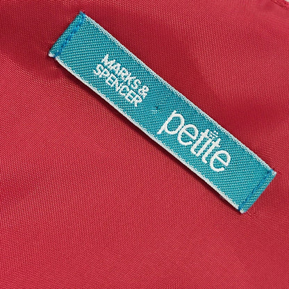 Marks & Spencer Petite Vintage 90's Pink Square Neck Dress Uk Women's Size 10