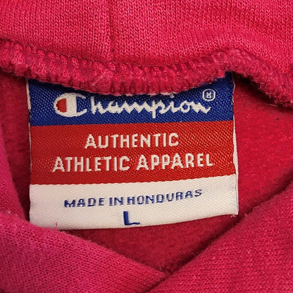Champion MT.Bachelor Y2K Pink Hoodie Sweatshirt Women's Size L