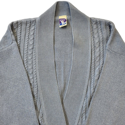 Yessica 80s Vintage Pale Blue Button Up Cardigan Women's One Size XL/XXL