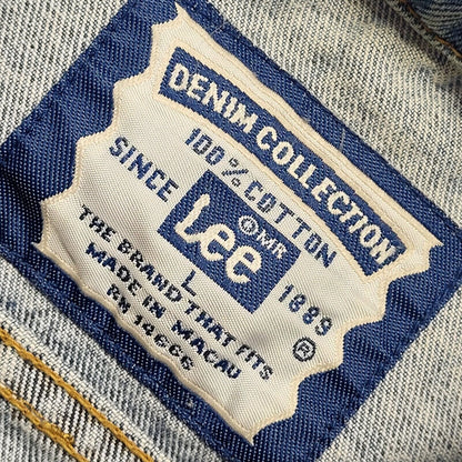 Lee Brickseller Vintage 90s Mid Blue Denim Jacket Uk Men's Size Large