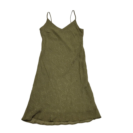 Coast Vintage 80's Green Strap A-Line Midi Dress Womens Uk 14