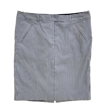 Tommy Hilfiger Blue & White Striped Skirt Y2K Womens UK Size 14 (usa 10) W32