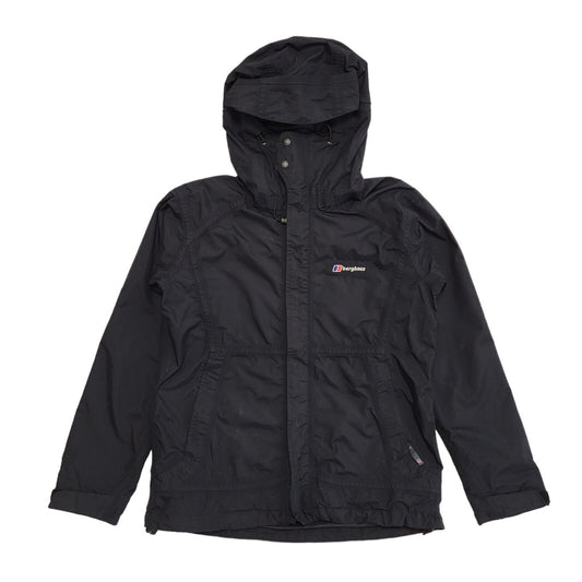 Berghaus Black Vintage Y2K Full Zip Hooded Jacket Uk Women's Size L12