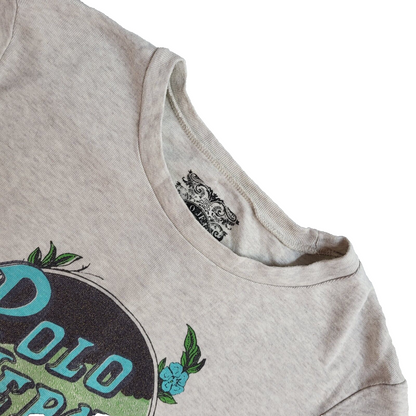 Polo Jeans Vintage 90s Grey T-Shirt Uk Women's Size Medium