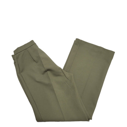 Slimma 70s Vintage Khaki 2 Piece Trouser Suit Uk Women's Size 14 W30