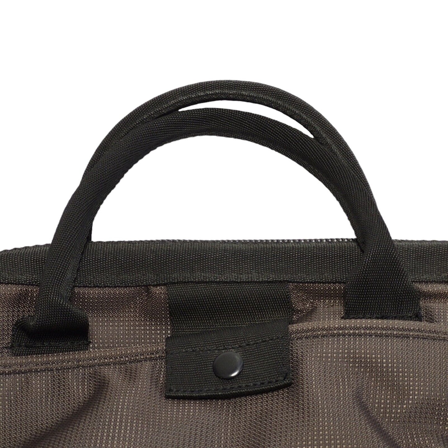 Diesel Brown & Black Canvas Zipped Hand Bag Uk Women's 10" x 7"
