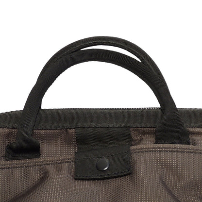 Diesel Brown & Black Canvas Zipped Hand Bag Uk Women's 10" x 7"