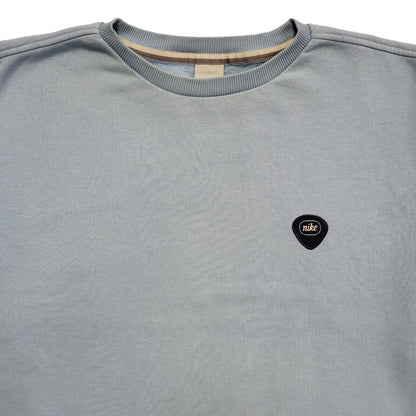 Nike Vintage 90's Light Blue Long Sleeve Sweatshirt Uk Men's Size XL