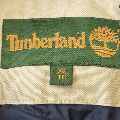 Timberland 90s Vintage Beige Cotton Button Jacket Men's Size XS