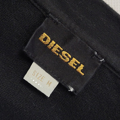 Diesel Vintage Y2K  Black Sequin 3/4 Sleeve Sweatshirt Womens UK Size M