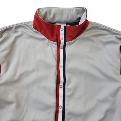Reebok Y2K Vintage Grey & Red Track Jacket Men's Size Large