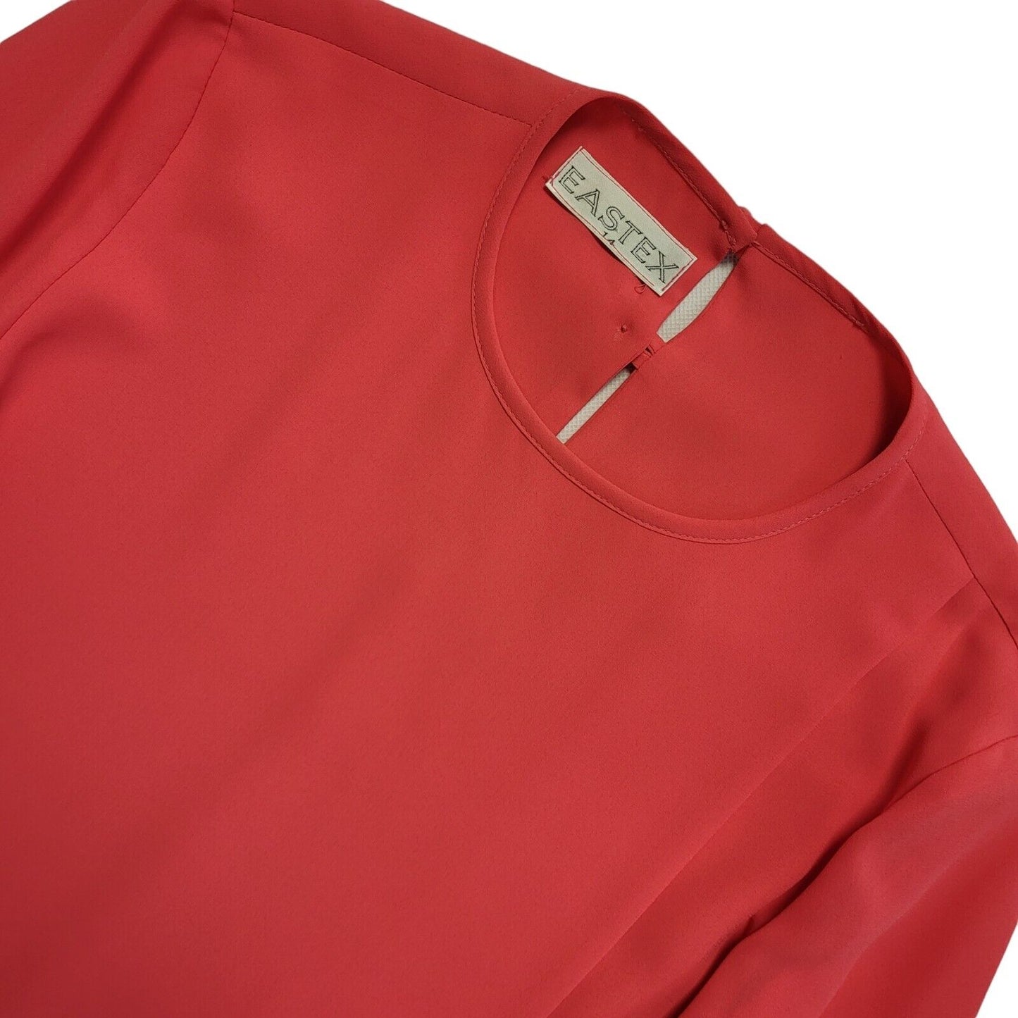Eastex Vintage 90's Pink  Long Sleeve Blouse Womens UK 14