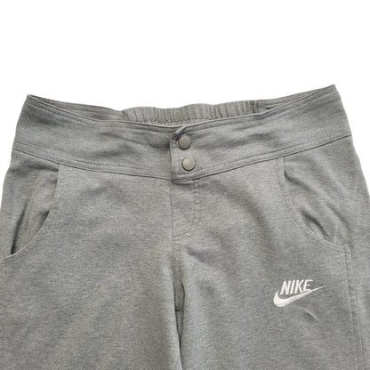 Nike Vintage Y2K Grey Tapered Tracksuit Pants Womens UK S W32 L27
