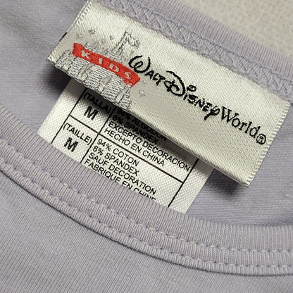 Disney Tinker Bell Light Blue Crew Neck T-Shirt Youth Size M BNWT