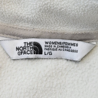 North Face Y2K Fleece Base Layer White 1/4 Zip Women's Size L