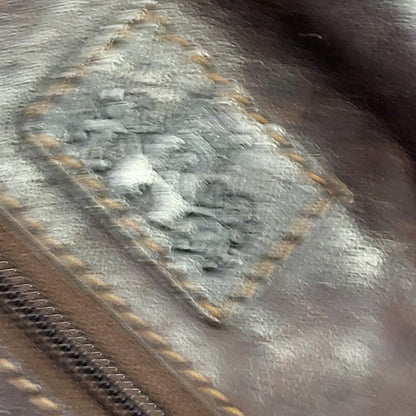 Rowallan Brown Vintage Leather Satchel Bag Uk Women's 15" x11"