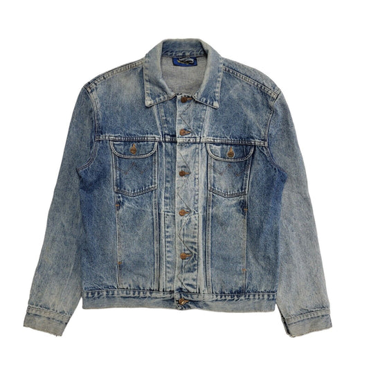 Wrangler Light Blue 90s Vintage Button Denim Jacket Uk Women's Size XL