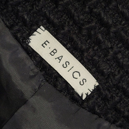 E-Basics 90s Vintage Black 2 Piece Skirt Suit Uk Women's Size 16 W34