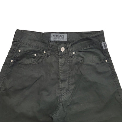 Versace Vintage 90's Black Straight Leg Jeans Uk Women's Size 10 W28 L27