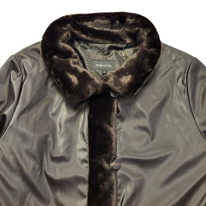 Talla Y Moda Brown Button Coat Uk Women's Size Large