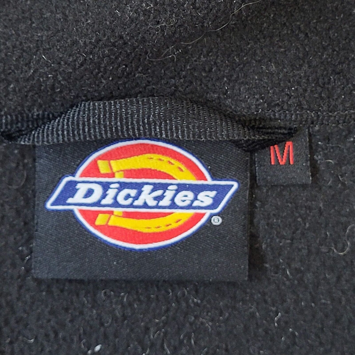 Dickies Black 1/4 Zip  Fleece Men's Size M